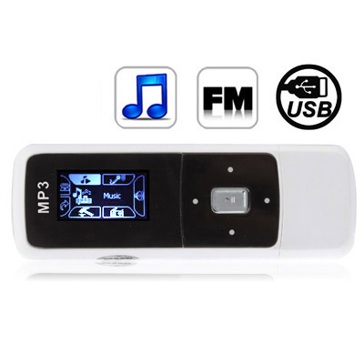 4GB MP3 Player with LCD Screen, Support FM Radio, Support FM Radio, Use as USB Flash Disk (Black)